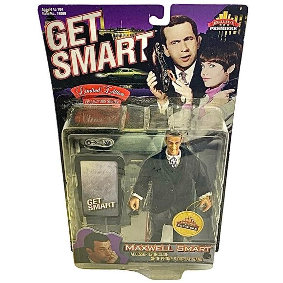 NEW 1998 GET SMART MAXWELL ACTION FIGURE LIMITED EDITION! C2 - Picture 1 of 3